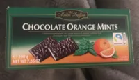 Schokolade Zartbitter Blätter Mit Orangen