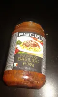 Pasta Sauce "basilico" Mit Basilikum 350g Glas Piacelli