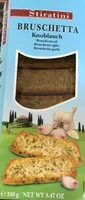 Bruschetta "knoblauch" 240g Packung Stiratini