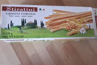 Grissini Torinesi Breadsticks 120g Folding Box Stiratini