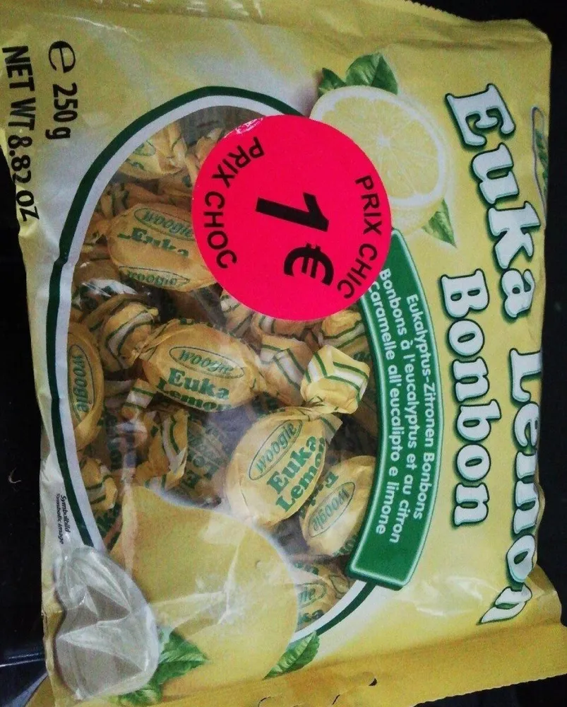 Bonbons Euka Lemon 250g Beutel Woogie