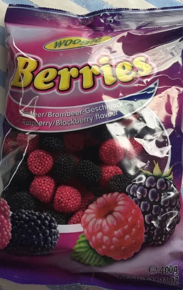 Fruit Gum Berries Selection 400G Bag Woogie