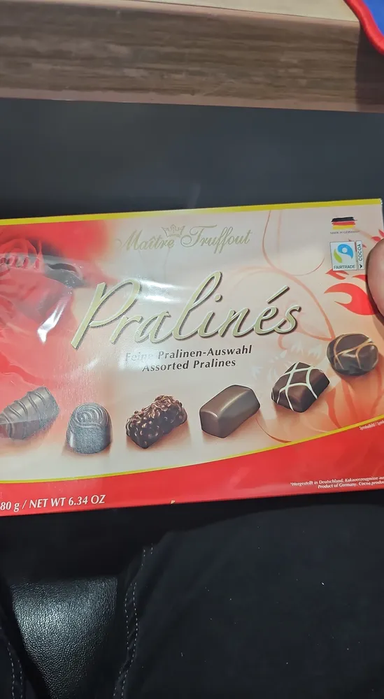 Pralinenmischung "Rot" 180G Packung Maître Truffout