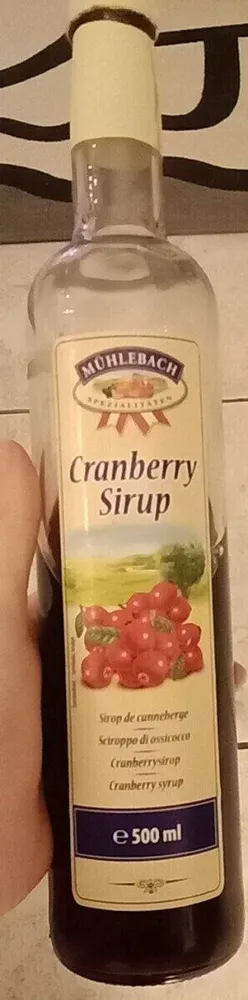 Cranberry sirup