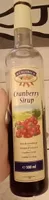 Cranberry sirup