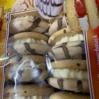 Jaffa Sandwich Sahne / Blaubeere 380G Packung Fine Biscuits