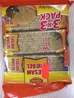 Sesam Riegel (150 g, 3 x 50 g; einzeln aufgeführt)