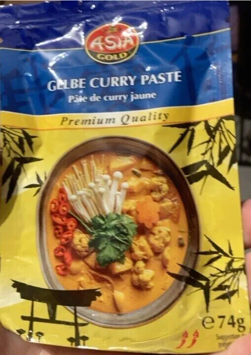 Gelbe curry paste