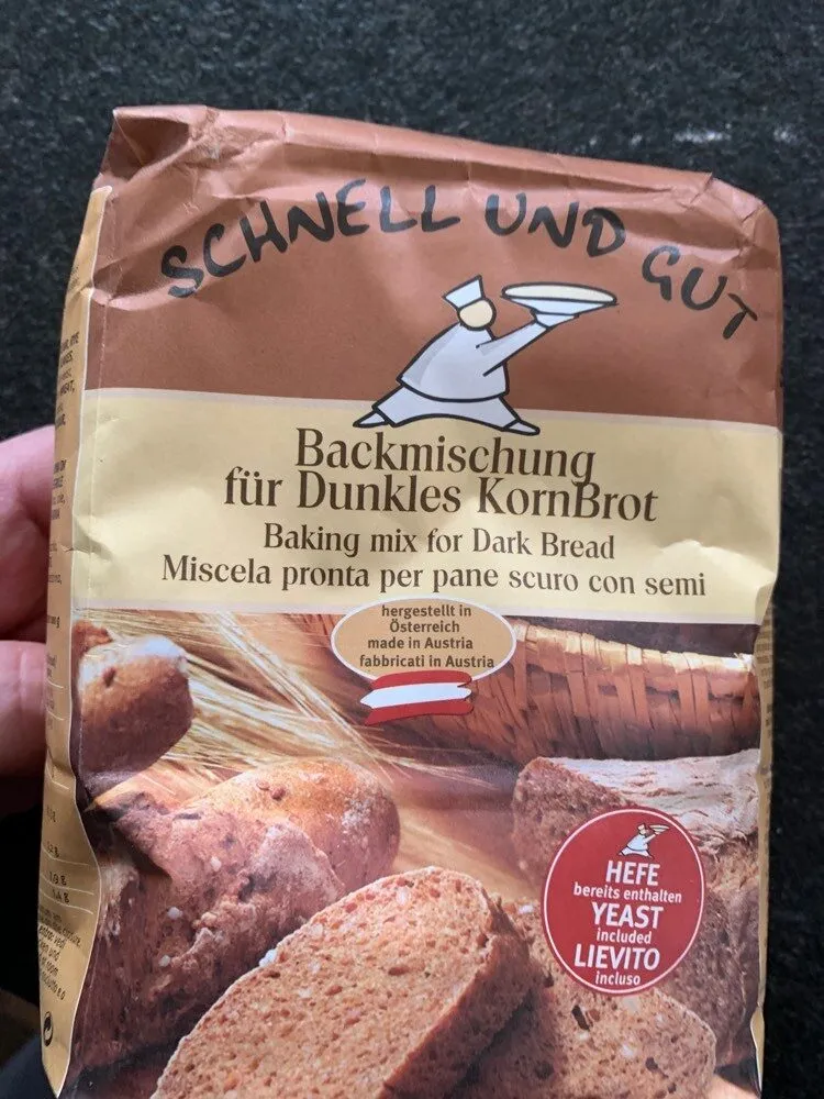 Backmischung für Dunkles Kornbrot