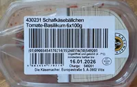 Schafkäsebällchen Tomate-Basilikum