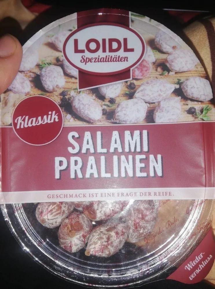 Salami pralinen