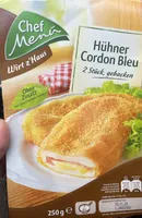 Hühner Cordon Bleu