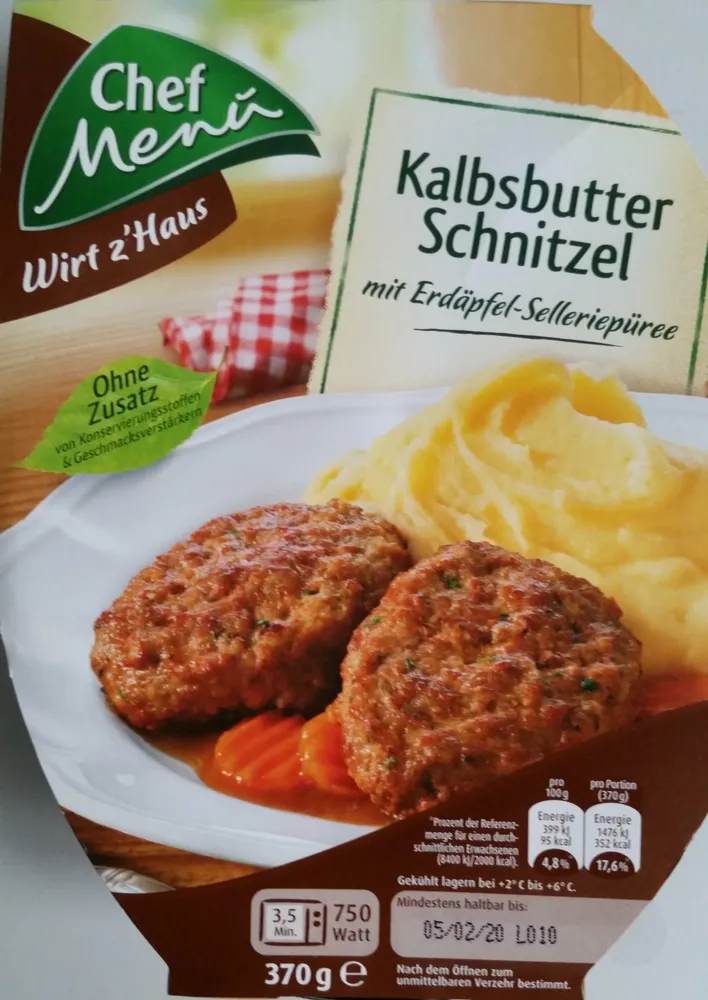 Kalbs Butter Schnitzel