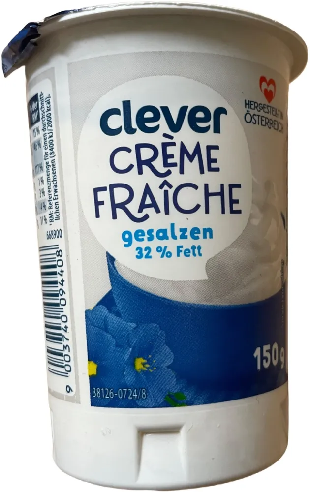 Crème fraîche gesalzen