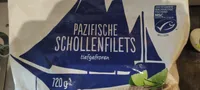 Pazifische Schollenfilets tiefgefroren