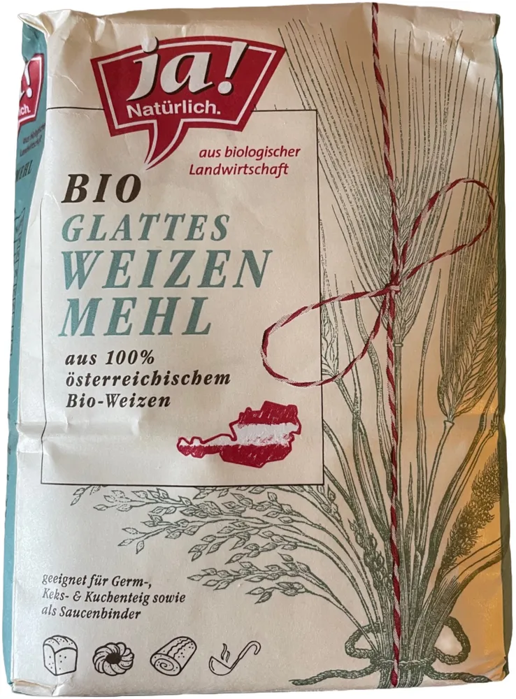 Bio-Weizenmehl glatt