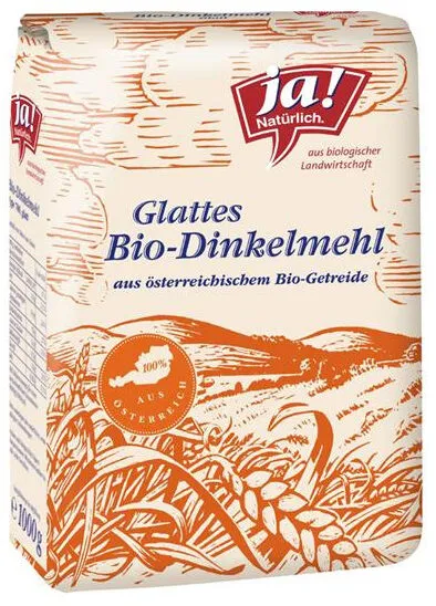 Glattes Dinkelmehl