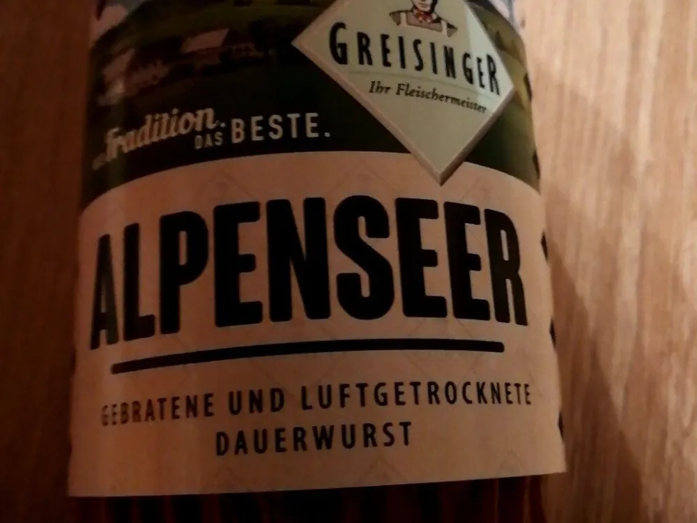 Alpenseer Gebratene und luftgetrocknete Dauerwurst