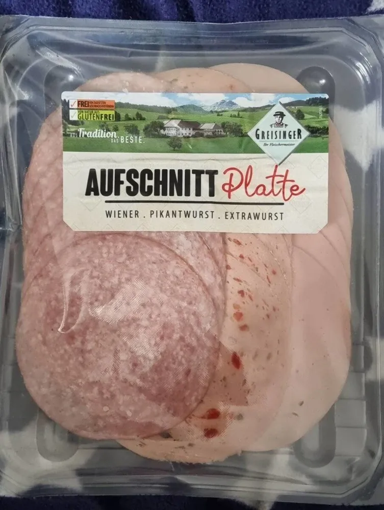 Aufschnitt Platte