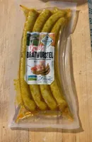 Salchichas Bratwürstel marinadas con Curry
