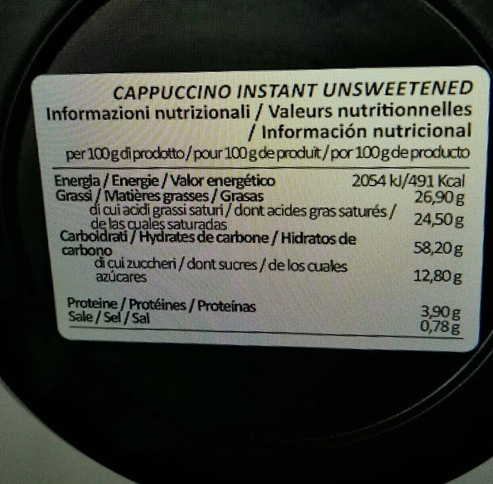 Cappucino instant