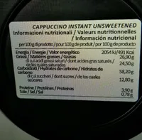 Cappucino instant