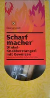 Sonnentor Scharfmacher Dinkel-Knabberstangerl mit Gewürzen