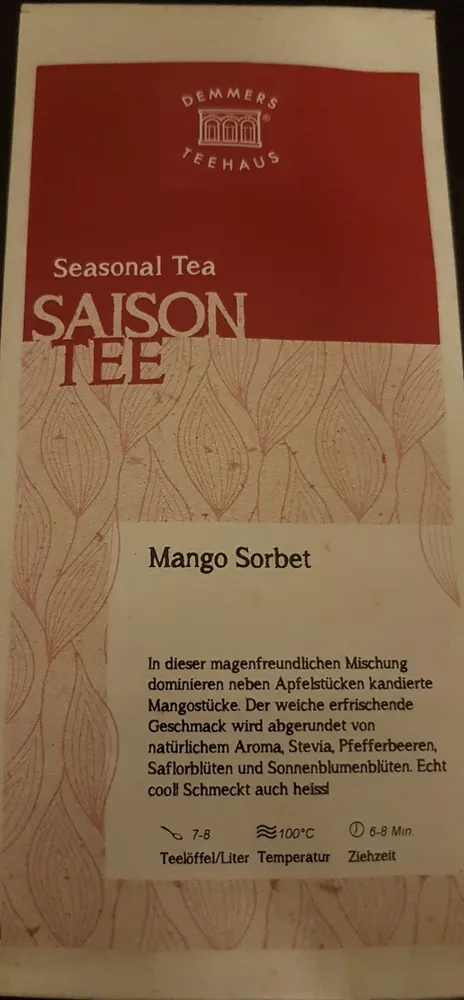 Saison Tee Mango Sorbet
