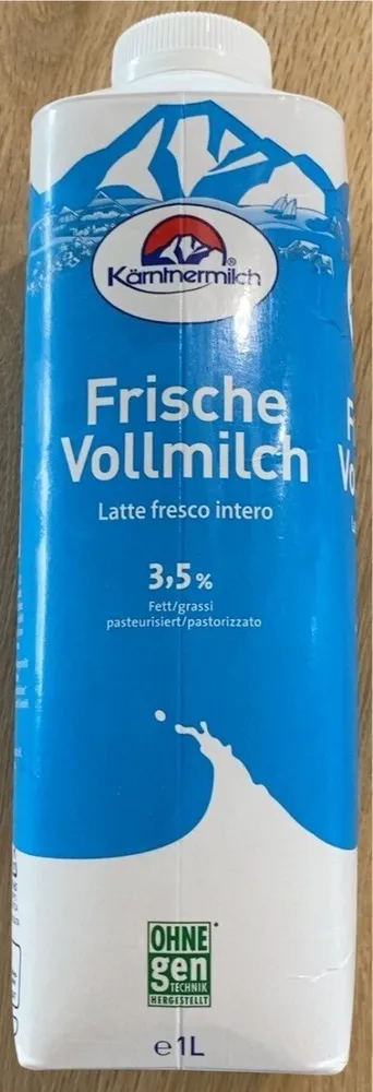 Frische Vollmilch