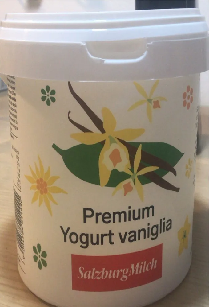 premium yougurt vaniglia