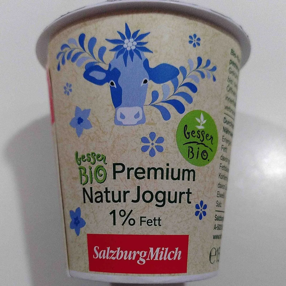 Bio Premium Naturjoghurt 1%