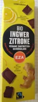 Bio Ingwer Zitrone Zartbitter Schokolade
