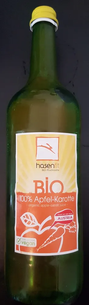 Bio Apfel- und Karottensaft naturtrüb
