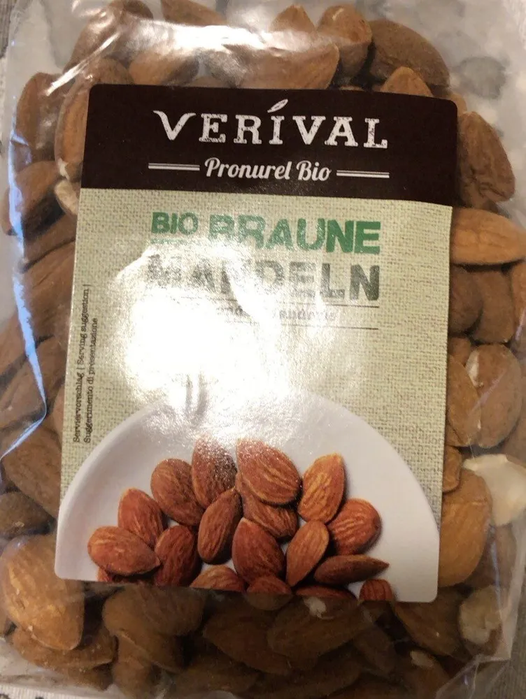 Bio braune mandeln