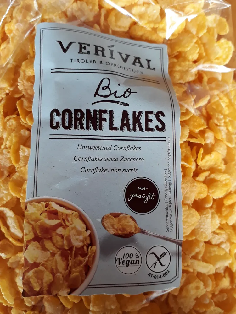 Bio Cornflakes, Ungesüßt