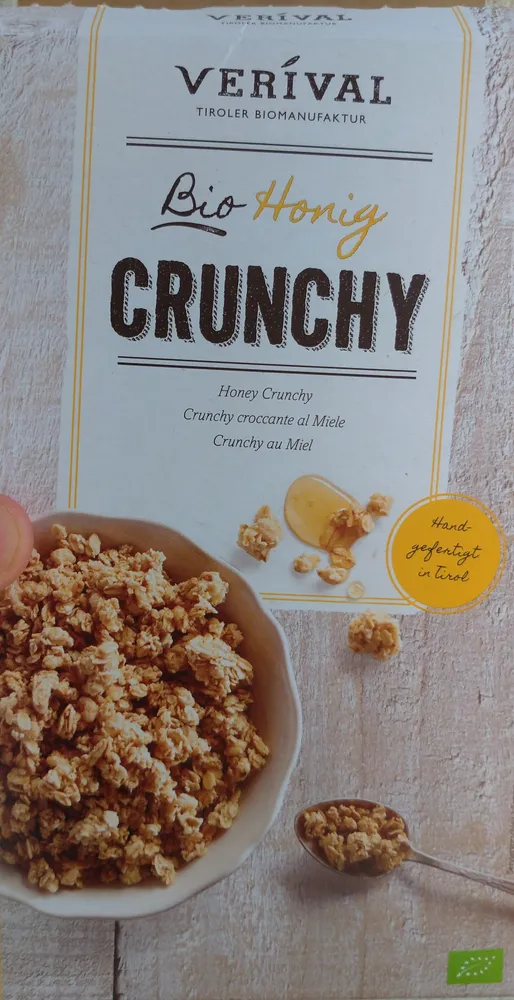 Muesli Crunchy Honig Bio