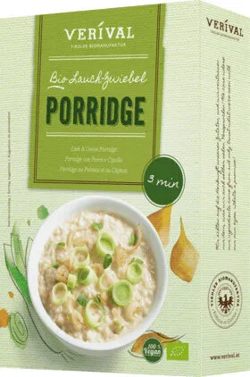 Bio Lauch Zwiebeln , Porridge