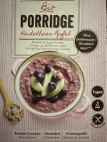 Bio Porridge Heidelbeer-Apfel