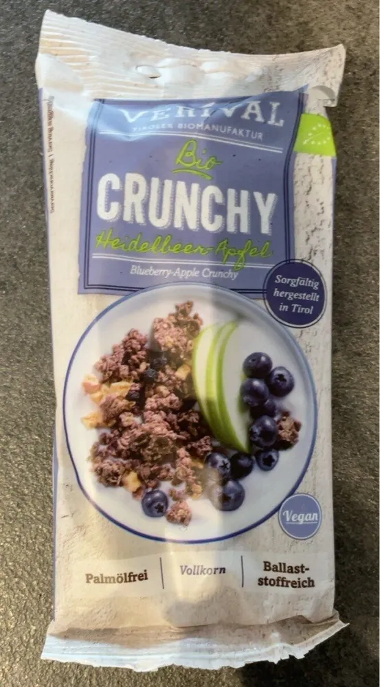 Blueberry apple crunchy