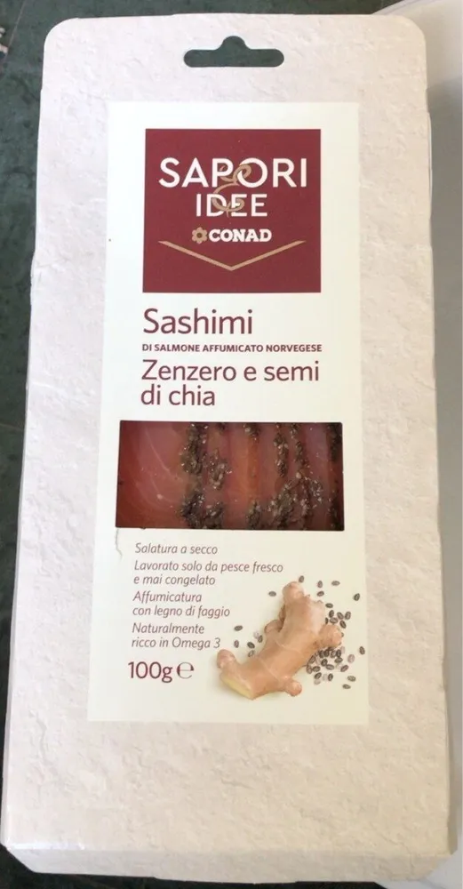 sashimi zenzero e chia