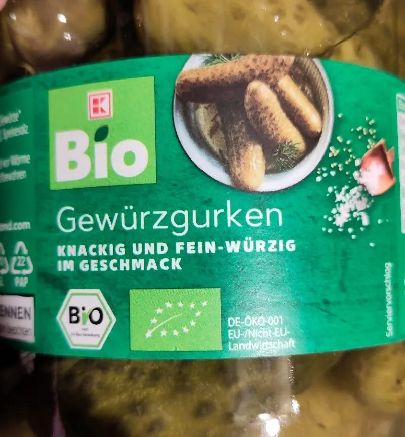 Bio Gewürzgurken