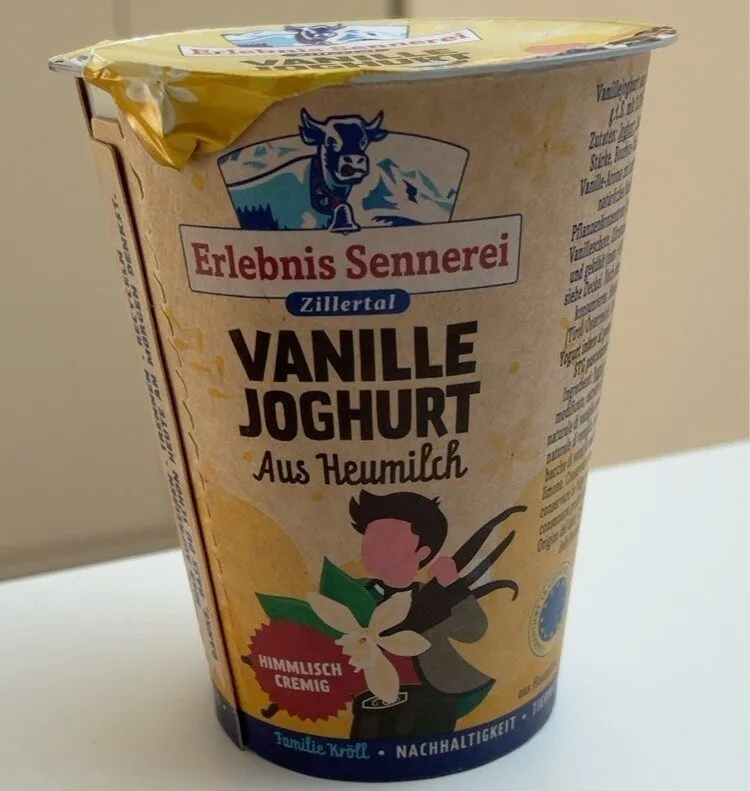 Vanille Joghurt aus Heumilch