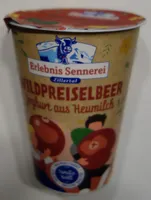 Wildpreiselbeer Joghurt aus Heumilch