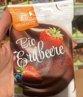 Bio Erdbeeren in Schokolade