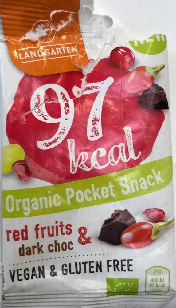 Organic pocket snack