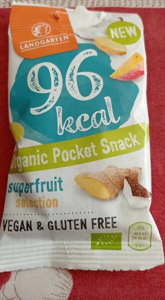 Organic pocket snack