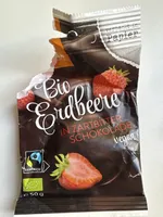 Bio Erdbeere in Zartbitterschokolade