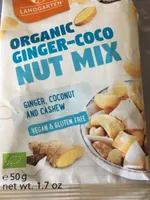 Organic ginger coco nut mix