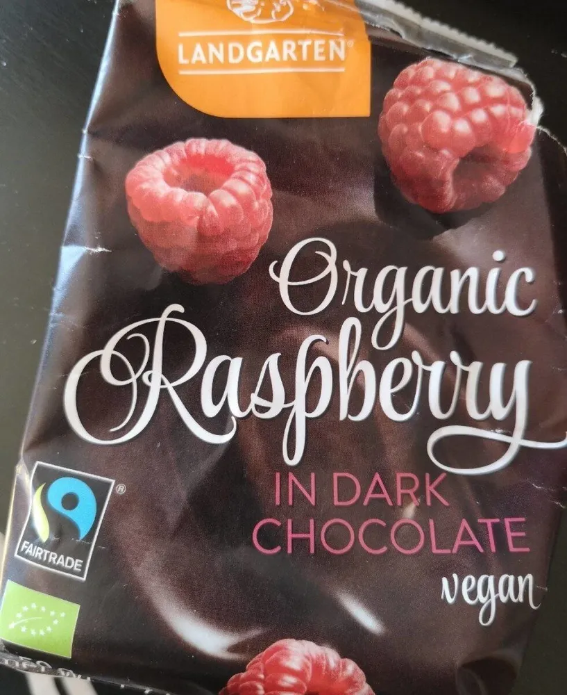 Organic Raspberry in dark chocolate