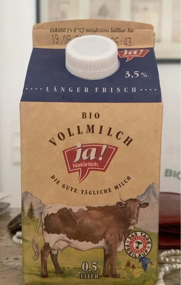 Bio-Vollmilch länger frisch